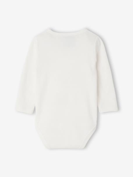 Pack of 2 Miffy long-sleeved newborn bodysuits aqua green 