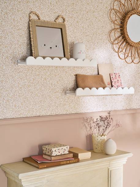 Set of 2 reversible shelves, LIGNE FESTON white 