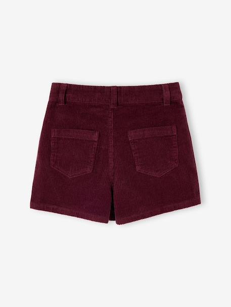 Pleated skort for girls beige+bordeaux red+English green 