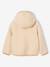 Hooded jacket for girls vanilla 