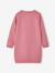 Basics Dress in Fleece for Girls ecru+mauve+navy blue+sage green 