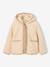 Hooded jacket for girls vanilla 