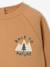Baby long-sleeved sweatshirt navy blue+ochre 