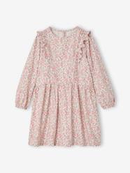 Girls-Dresses-Short long-sleeved dress for girls