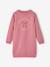 Basics Dress in Fleece for Girls ecru+mauve+navy blue+sage green 