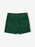 Pleated skort for girls beige+bordeaux red+English green 