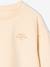 Dual Fabric Dress for Girls anthracite+ecru+mauve+sage green 