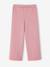 Wide-leg joggers for girls old rose 