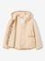 Hooded jacket for girls vanilla 