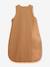 Gingham baby sleeping bag caramel 
