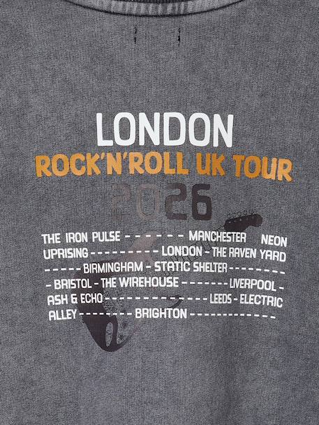 Crewneck sweatshirt for boys slate grey 
