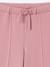Wide-leg joggers for girls old rose 