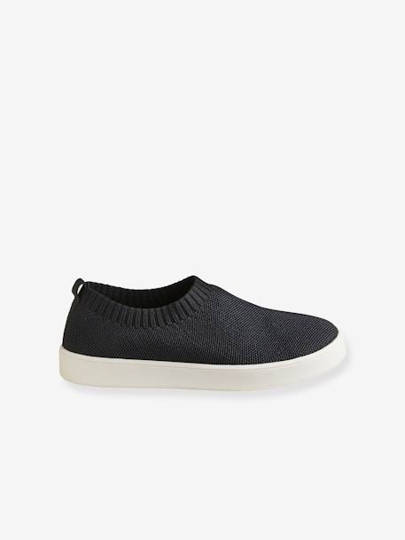 Slip-on, Eco-responsible Tennis Shoes, for Girls Black 
