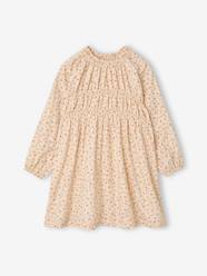 Girls-Short dress with long sleeves for girls