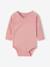 Pack of 5 evolving long-sleeved bodysuits for baby girls rose 