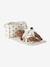 Premium Doll Changing Bag + Nappy + Bib black+ecru 
