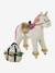Horse on Wheels in FSC® Wood Big Horse+ecru+Small Horse+white 