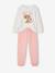 Velour pyjamas for girls ecru 
