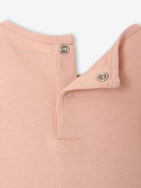 Long-sleeved T-shirt for baby girls rosy+vanilla 