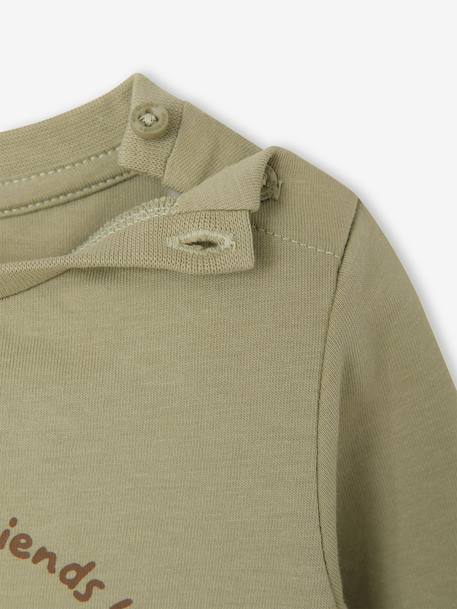 Stylish Top for Baby Boys aqua green+ecru+pistachio+vanilla 