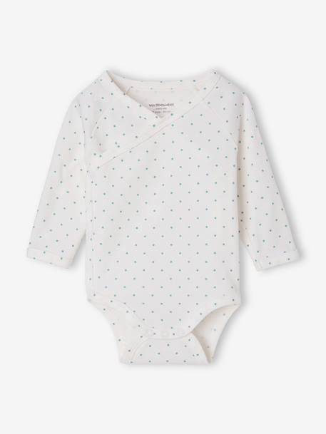 Pack of 5 evolving long-sleeved bodysuits for baby girls rose 