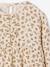 Long-sleeved blouse for girls blush+ecru 