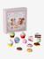 FSC® 100% wooden pastry box multicoloured 