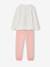 Velour pyjamas for girls ecru 