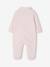 Pack of 2 baby sleepsuits with front opening cappuccino+pale pink+sage green 