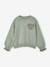 Sweatshirt for girls grey green 