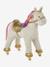 Horse on Wheels in FSC® Wood Big Horse+ecru+Small Horse+white 