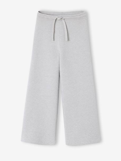 Wide-leg leggings for girls grey 