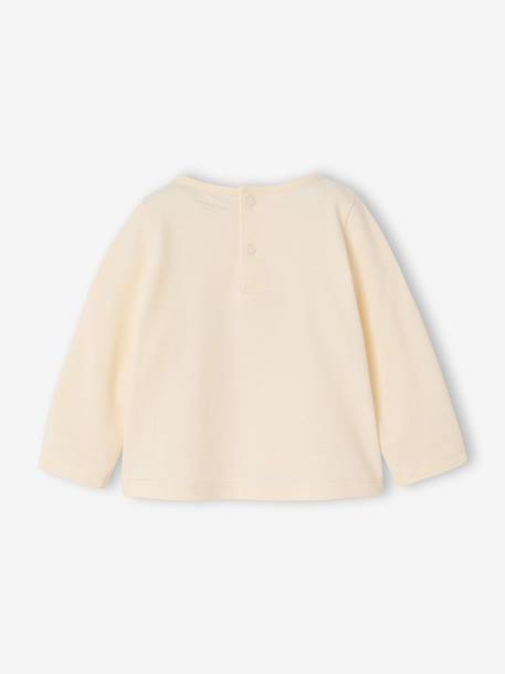 Long-sleeved T-shirt for baby girls rosy+vanilla 