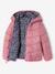 Reversible Lightweight Jacket for Girls anthracite+mauve+pale pink 