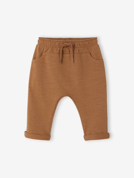Baby Boys Fleece Trousers BEIGE LIGHT SOLID+caramel+Dark Blue+Green+taupe 