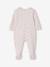 Pack of 3 baby sleepsuits with back opening ecru+sage green 
