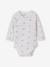 Pack of 3 long-sleeved newborn bodysuits for boys blue 