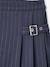 Pleated Skort for Girls, JONEN anthracite+navy blue 