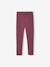 Pack of 2 Leggings Lined in Fleece Knit anthracite+plum 