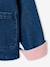 Denim jacket with corduroy collar for girls medium blue 