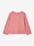 Long-sleeved T-shirt for girls blush+vanilla 