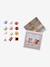 FSC® 100% wooden pastry box multicoloured 