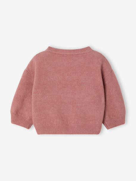 Jumper for baby girls rosy 