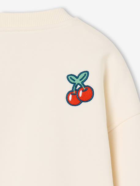 The Sweatshirt for girls ecru 