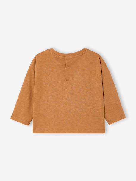 Long-sleeved T-shirt for baby caramel 