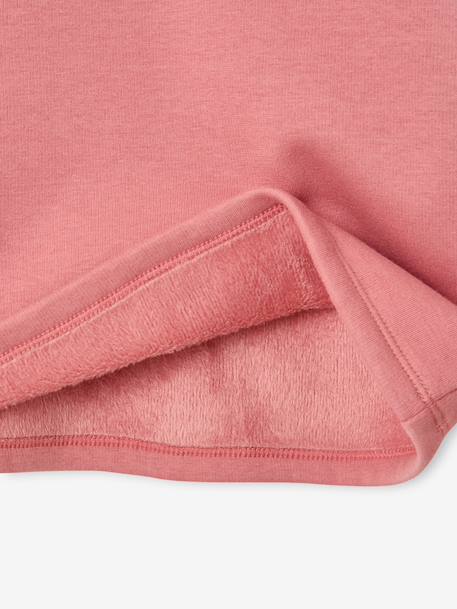 Long-sleeved T-shirt for girls blush+vanilla 