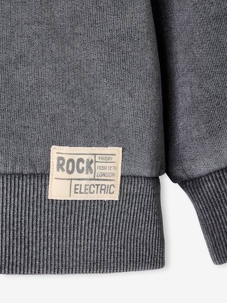 Crewneck sweatshirt for boys slate grey 