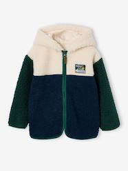 Boys-Cardigans, Jumpers & Sweatshirts-Zip-up hooded cardigan for boys