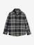 Chequered Flannel Shirt for Boys camel+chequered green+chequered navy blue+English green+night blue+slate blue 