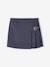 Pleated Skort for Girls, JONEN anthracite+navy blue 
